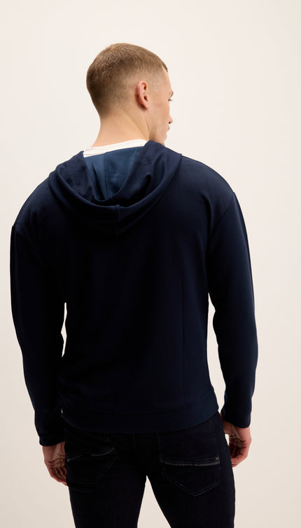 Weekend Hooded Sweater -  Navy