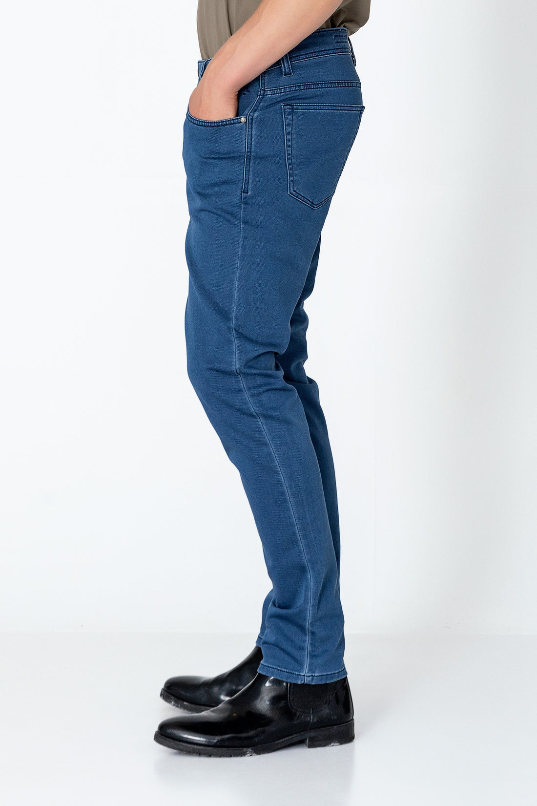 Super Soft 5-pocket Style Pants - Indigo