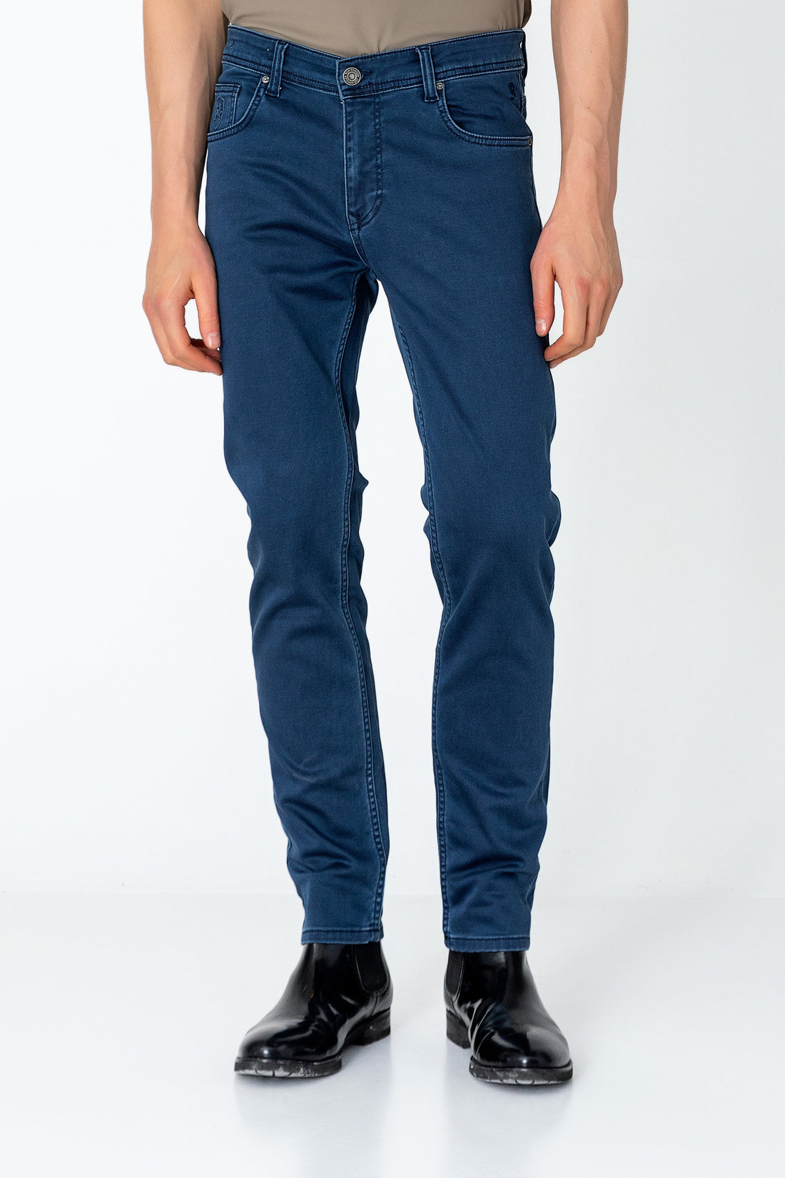 Super Soft 5-pocket Style Pants - Dark Navy