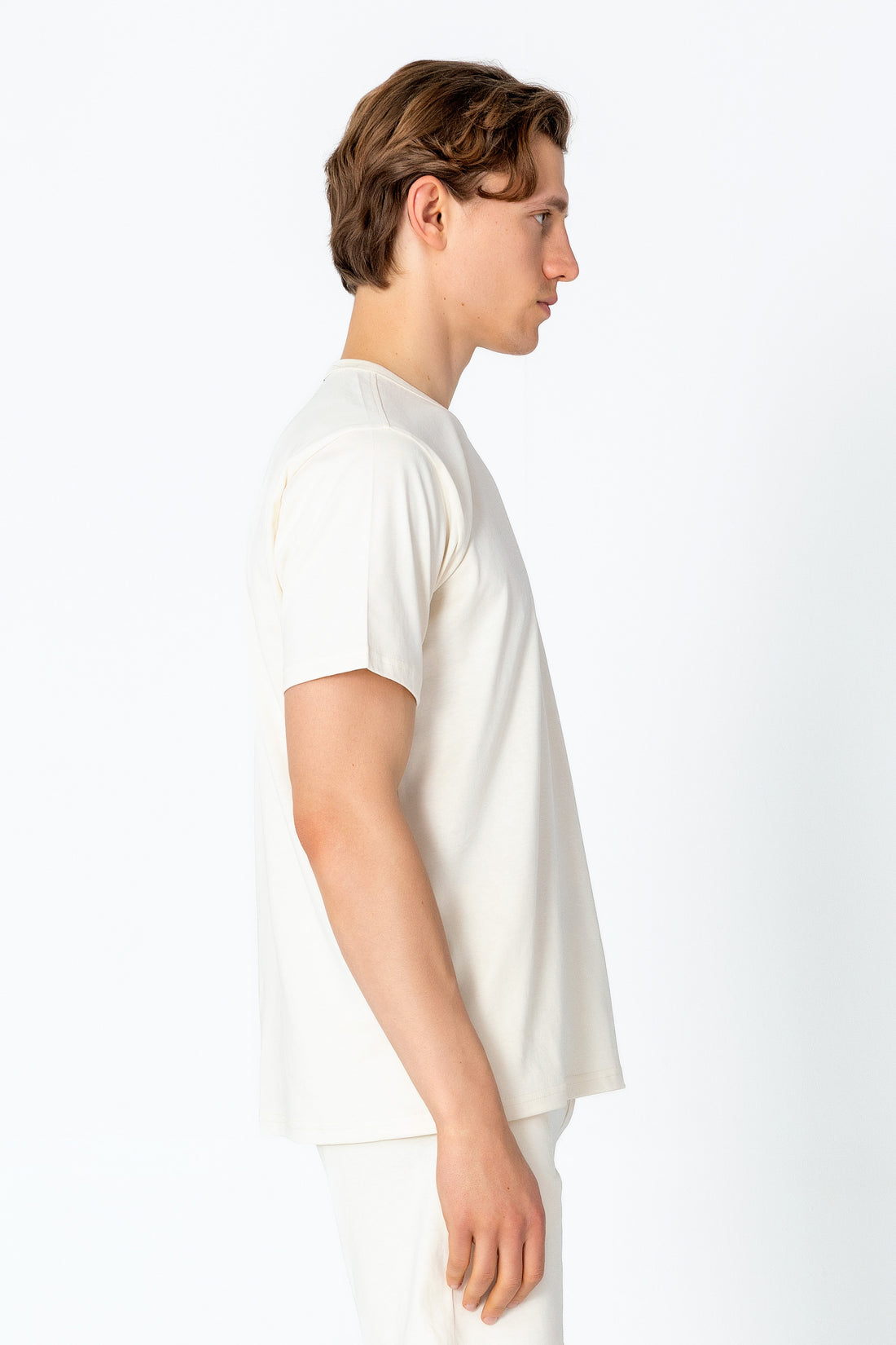 Lightweight Cotton T-shirt - Beige
