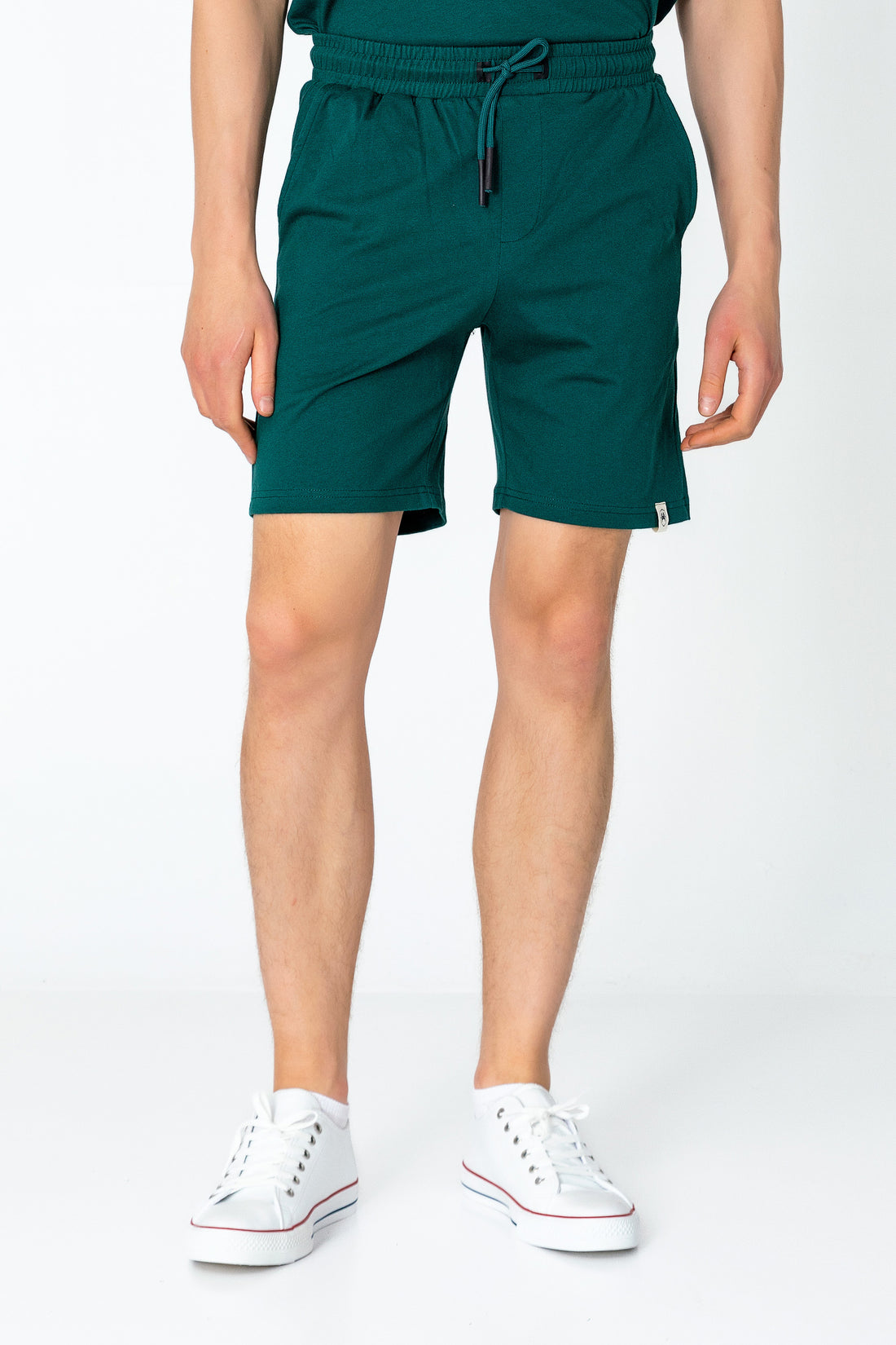 Lightweight Cotton Shorts - Green