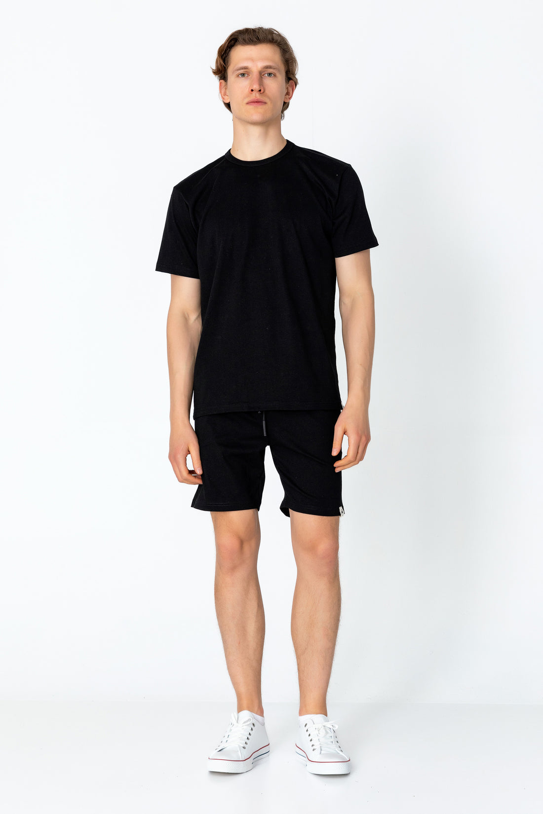 Lightweight Cotton T-shirt - Black