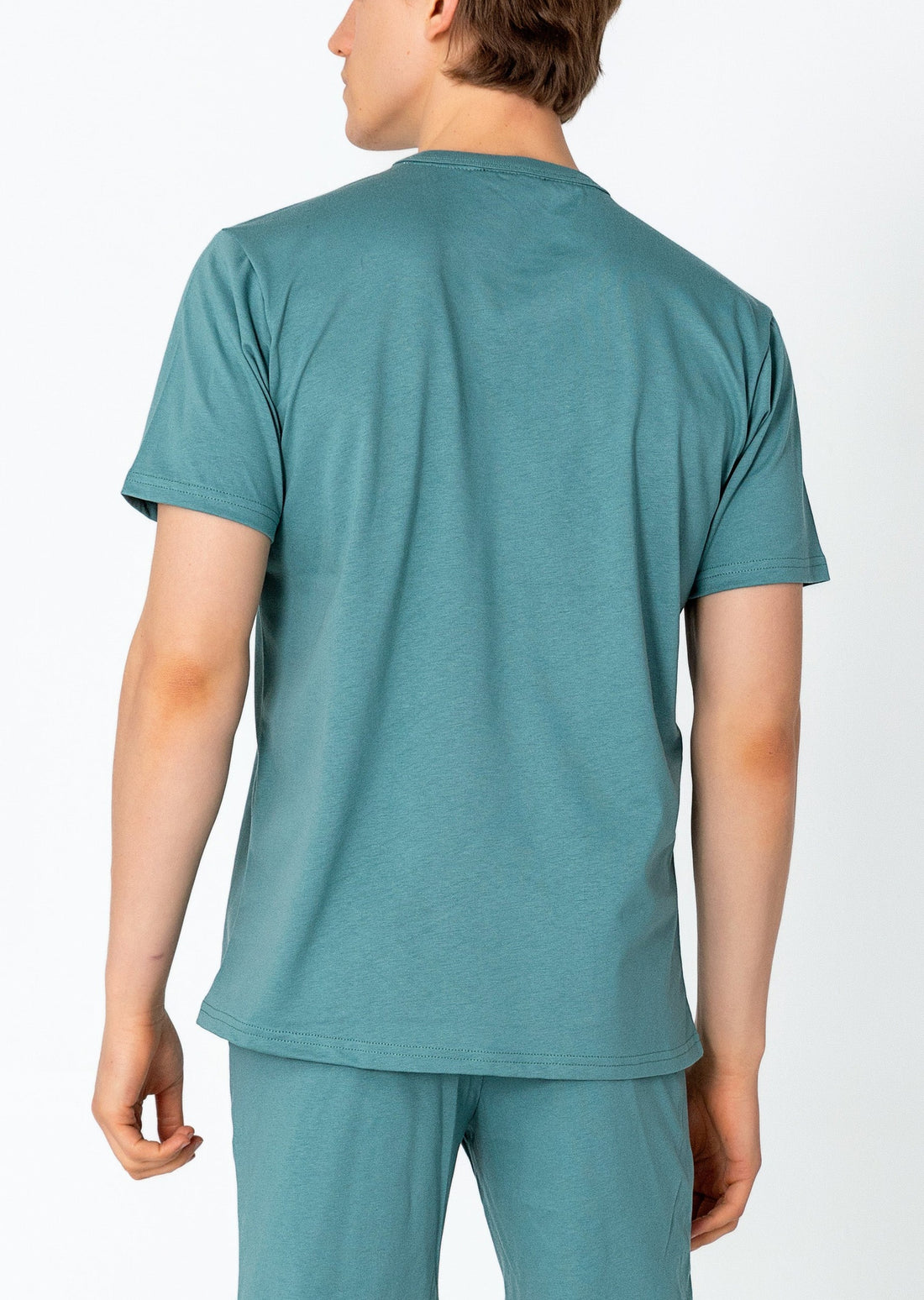 Lightweight Cotton T-shirt - Teal Green