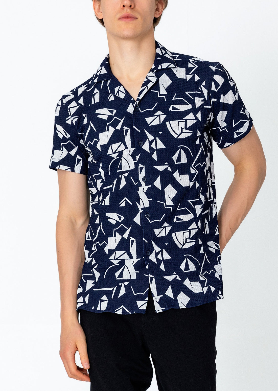 Short Sleeve Shirt - Navy