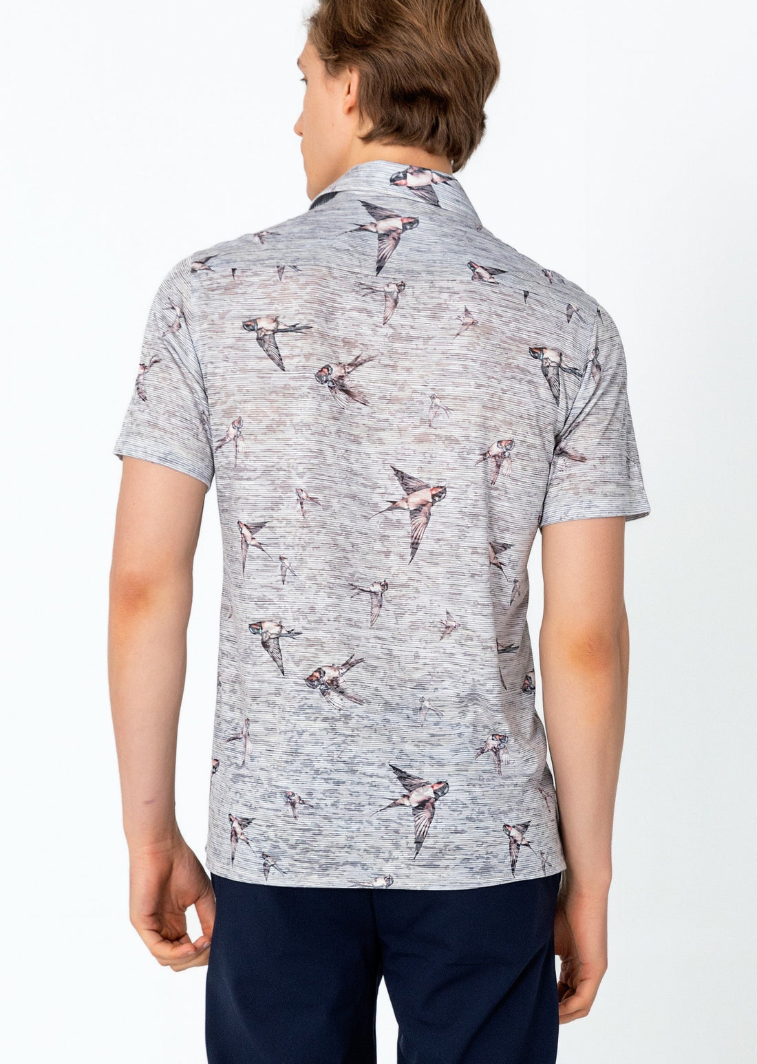 Collared Lightweight Shirt - Sparrow Stone