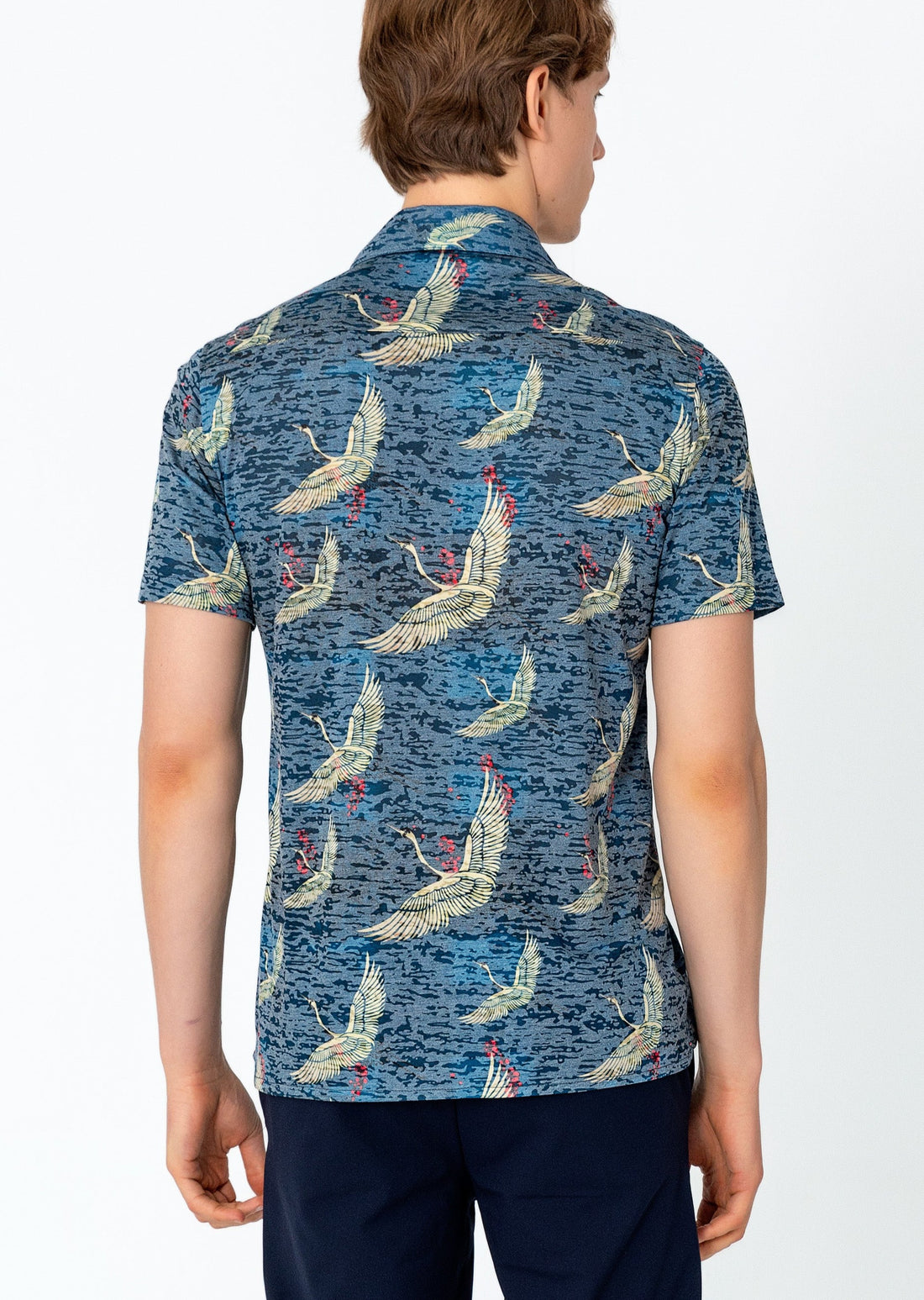 Collared Lightweight Shirt - Stork Navy