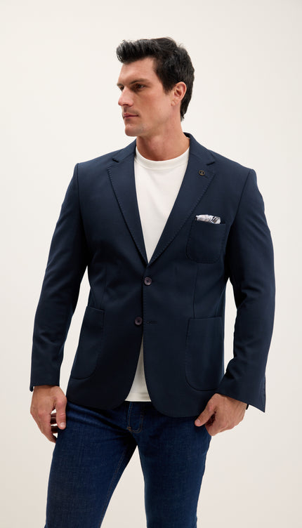 Classic Fit Jetsetter Blazer - Navy