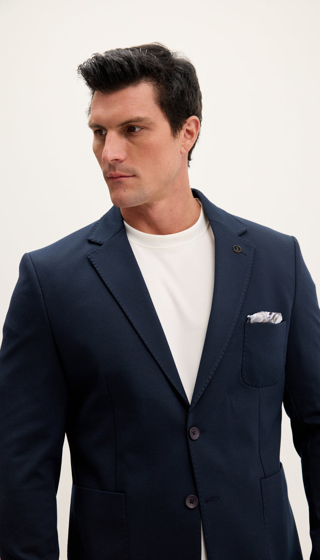 Classic Fit Jetsetter Blazer - Navy
