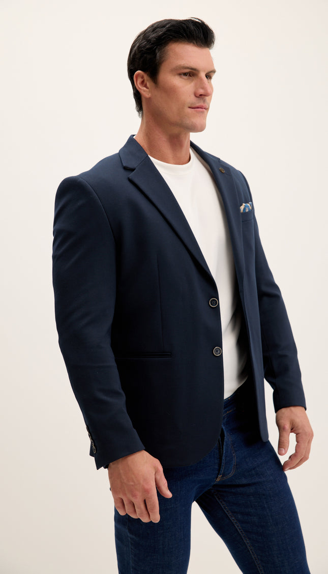 Classic Fit Blazer - Navy