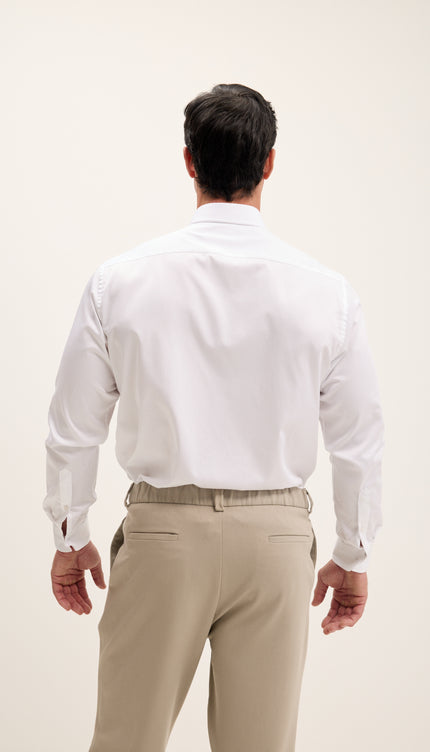 Camicia elegante tono accenti - Bianco