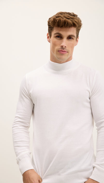 6289 PULL BLANC CASSÉ