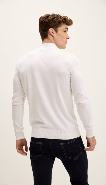 6289 PULL BLANC CASSÉ