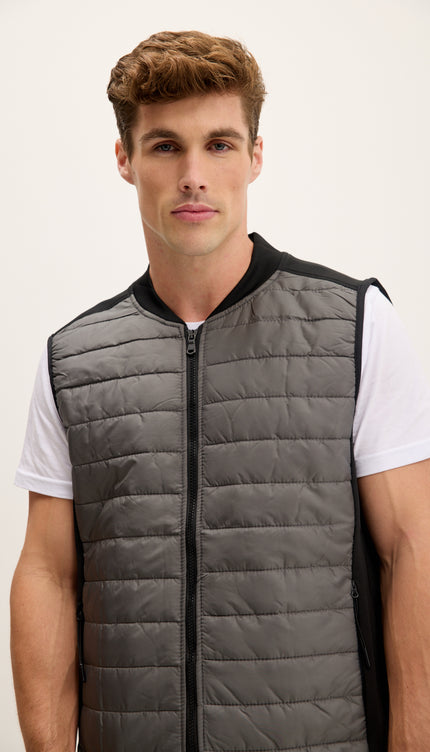 Gilet matelassé léger - Noir