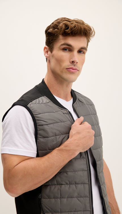 Gilet matelassé léger - Noir