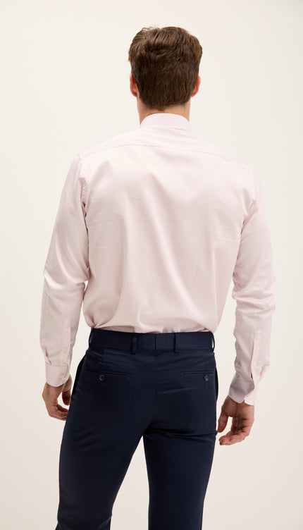 Camicia elegante con dettagli tono su tono - Rosa chiaro