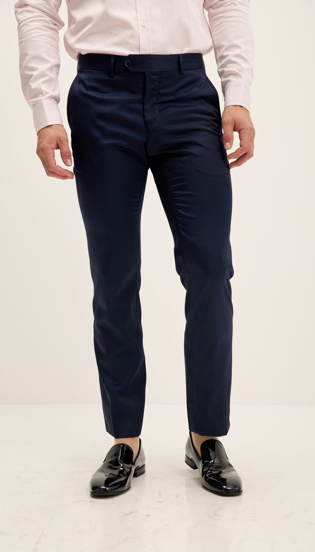 Classic Tuxedo Pants - Navy