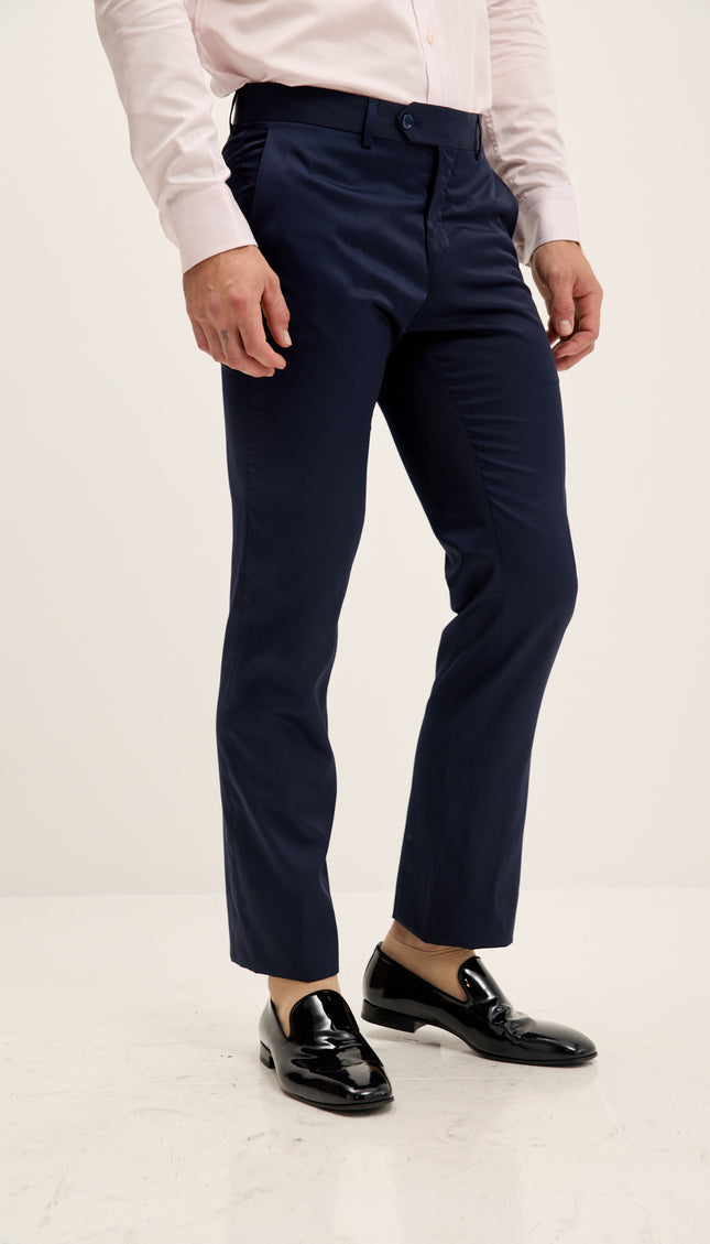Classic Tuxedo Pants - Navy