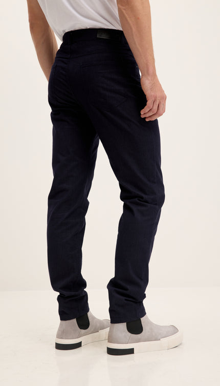 Lightweight 5-pocket Style Pants - Navy
