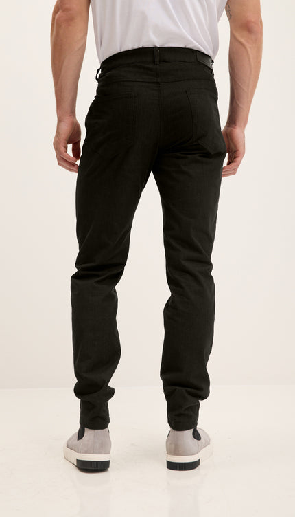 Lightweight 5-pocket Style Pants - Black