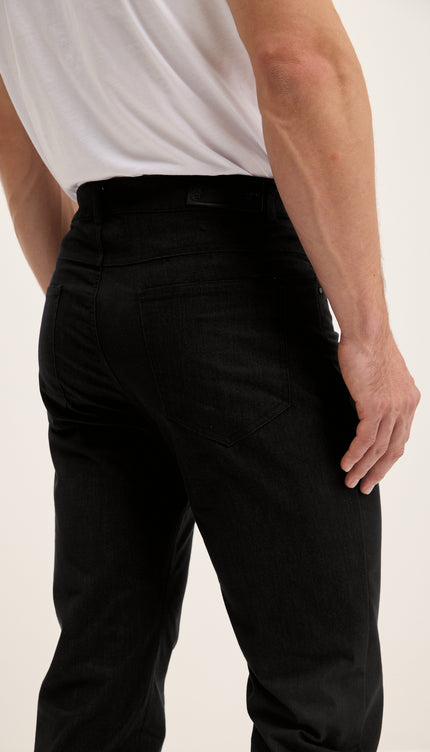 Lightweight 5-pocket Style Pants - Black