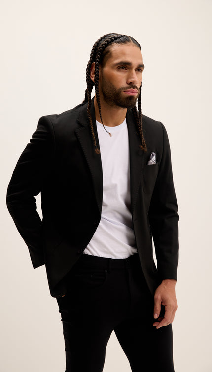 Classic Fit Jetsetter Blazer - Black