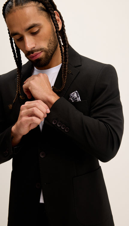 Classic Fit Jetsetter Blazer - Black