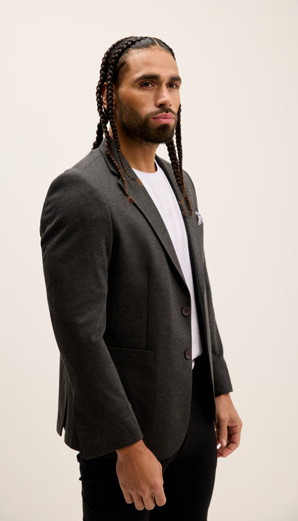 Classic Fit Jetsetter Blazer - Anthracite