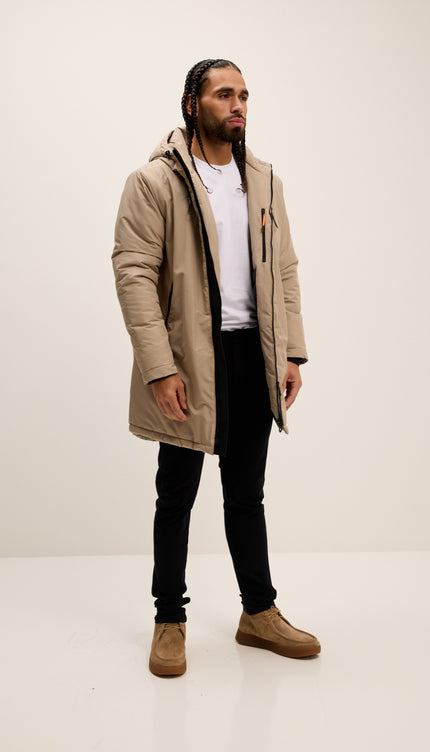 Traveler's Thermal Winter Coat - Stone