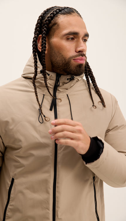 Traveler's Thermal Winter Coat - Stone