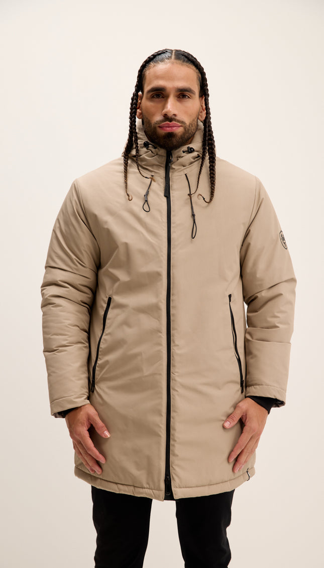 Traveler's Thermal Winter Coat - Stone