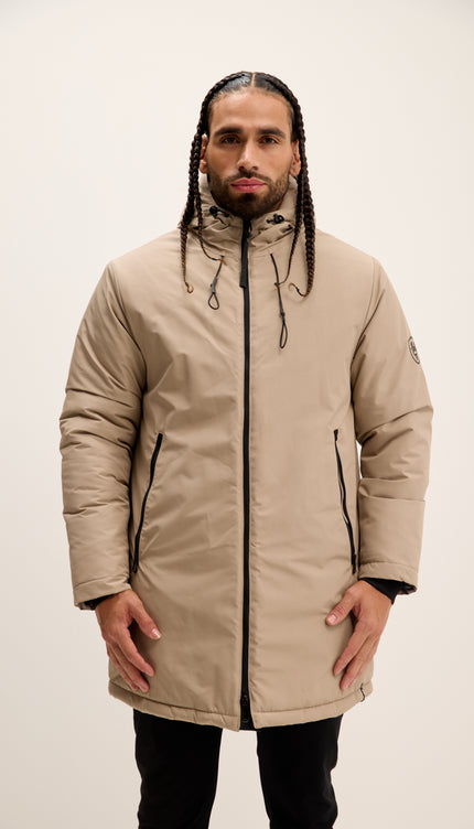 Traveler's Thermal Winter Coat - Stone