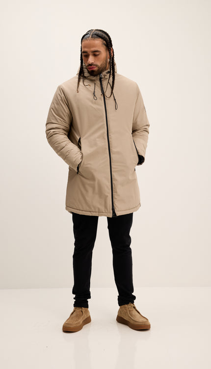 Traveler's Thermal Winter Coat - Stone