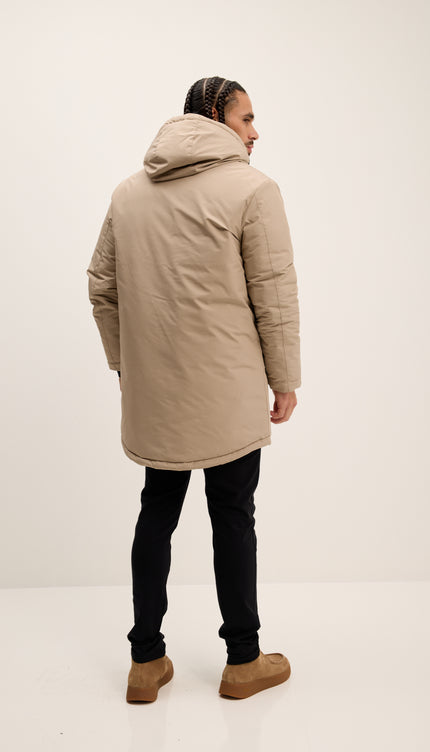 Traveler's Thermal Winter Coat - Stone