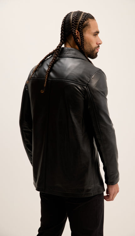 Giacca da smoking con risvolto a punta in velluto Kennedy - Nero