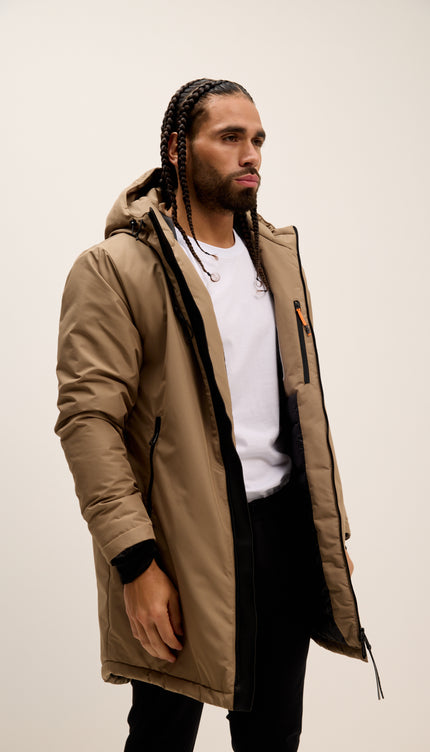 Traveler's Thermal Winter Coat -  Camel