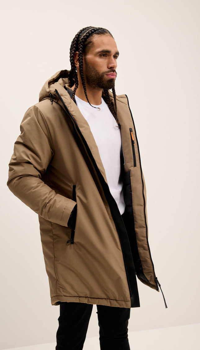 Traveler's Thermal Winter Coat -  Camel