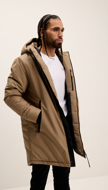 Traveler's Thermal Winter Coat -  Camel