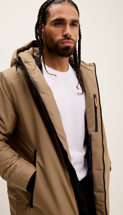 Traveler's Thermal Winter Coat -  Camel