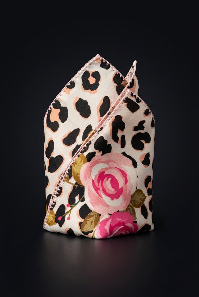 Silk Pocket Square - White Other - fold