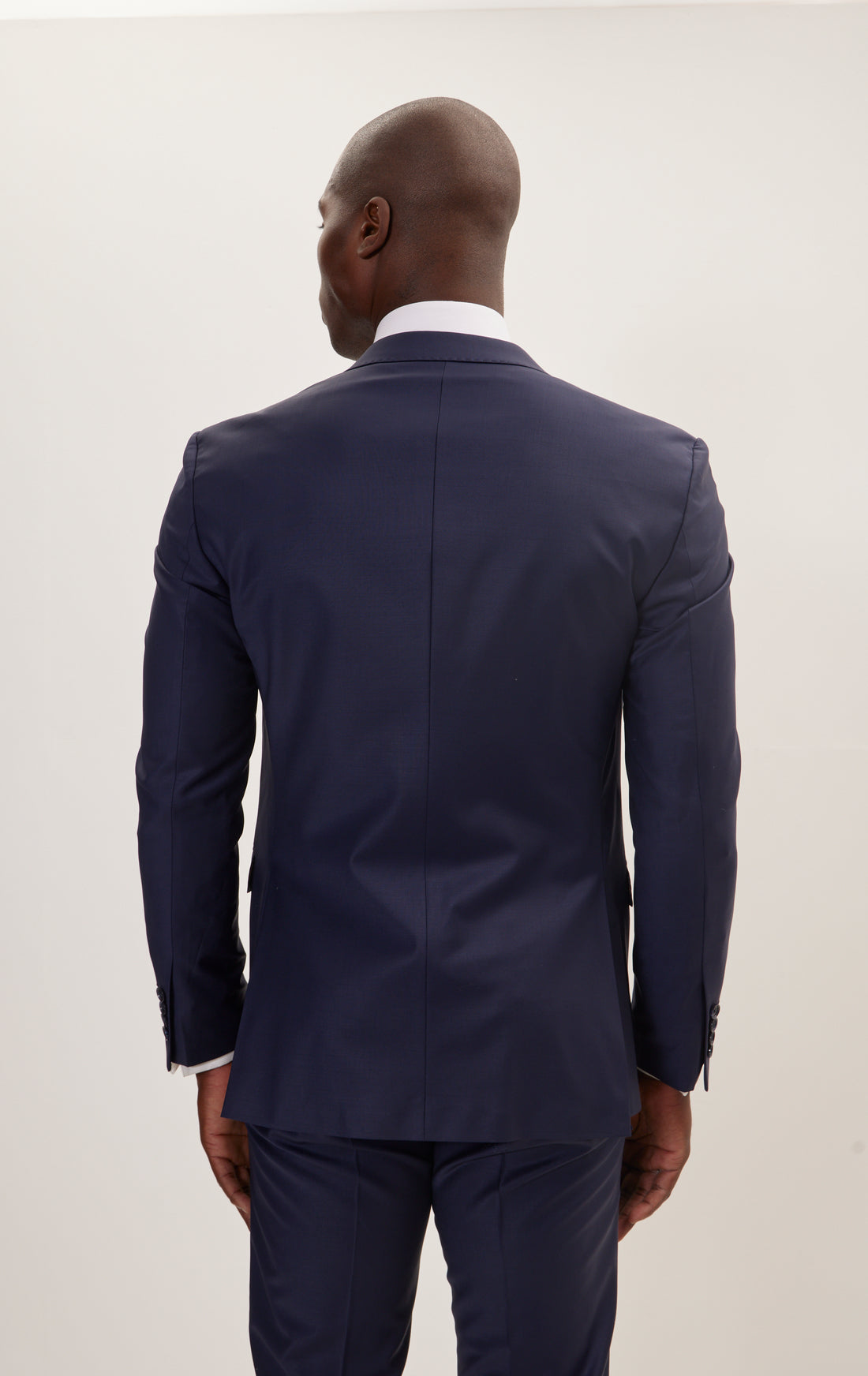 Super 120S Merino Wool Single Breasted Suit - Parliament Blue