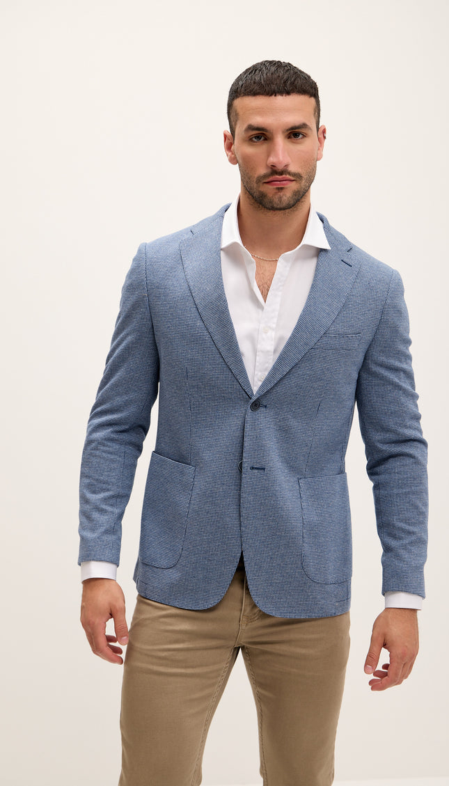 Tailored Fit Patch Pocket Jacket - Shadow Navy