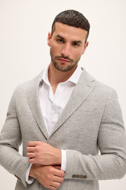 Men's Tailored Patch Pocket Blazer - Moss | Ron Tomson