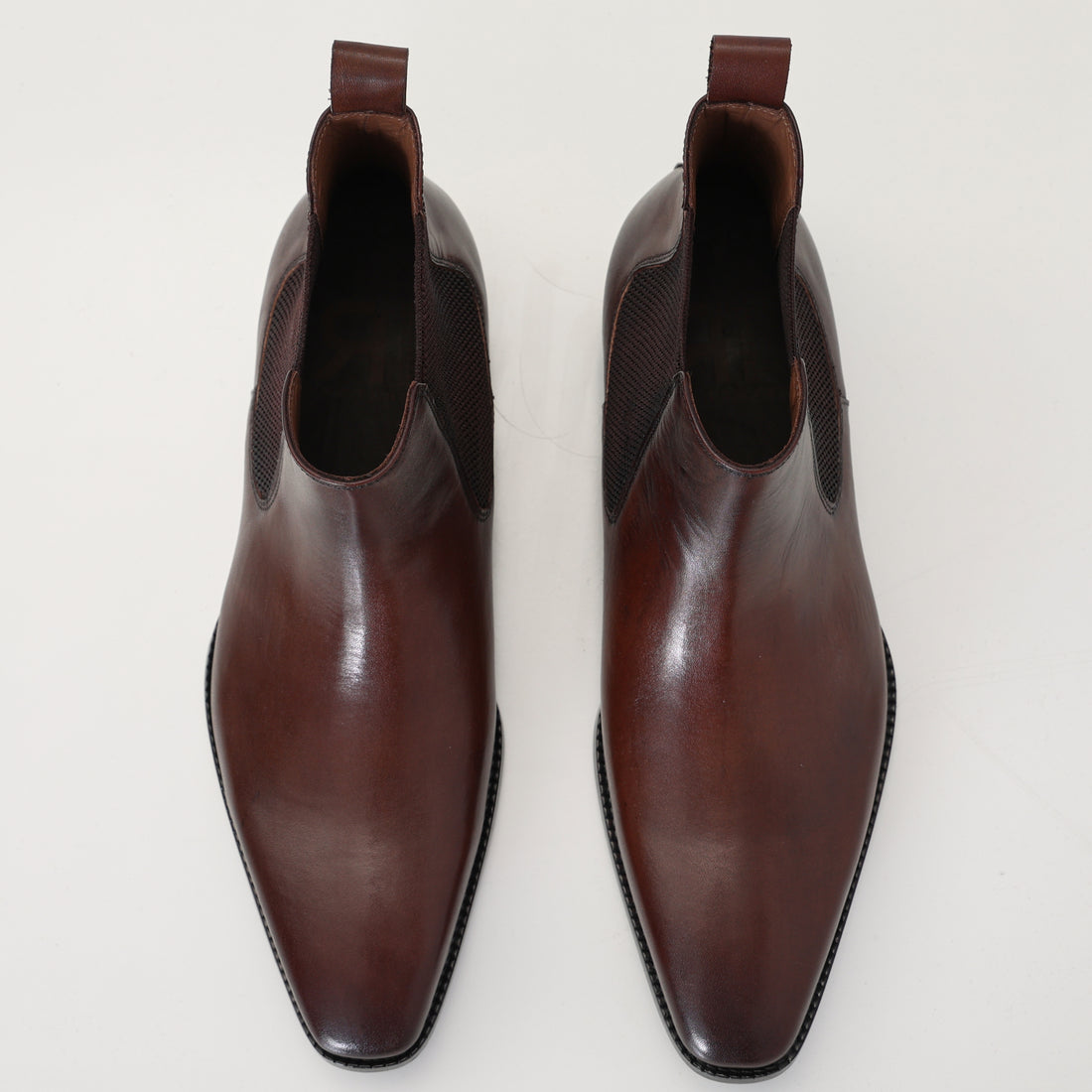 HANDMADE LEATHER CHELSEA BOOT - BROWN