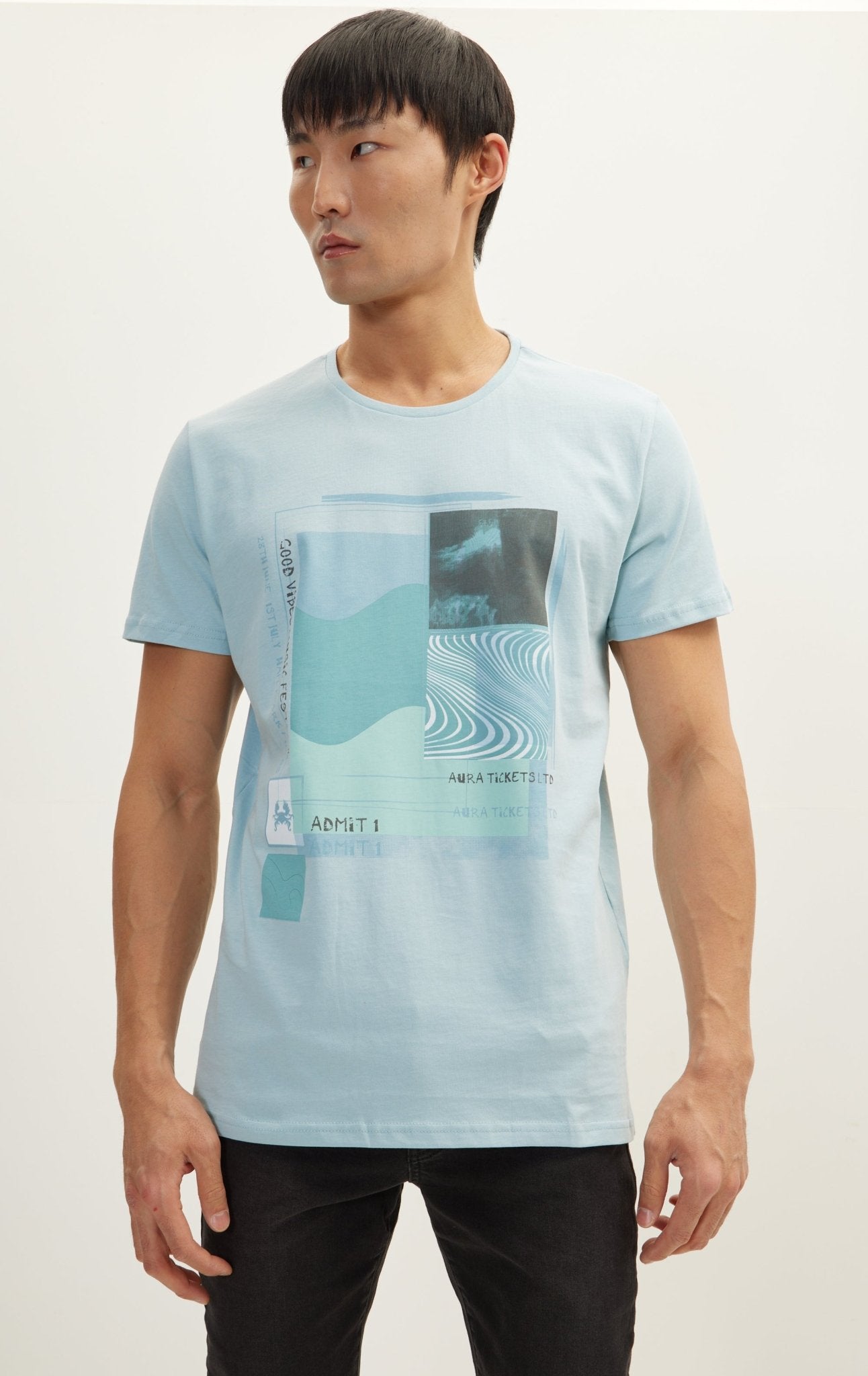 Admission Tee - Blue - Ron Tomson