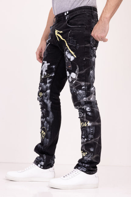 Alien Denim Jeans - Black - Ron Tomson