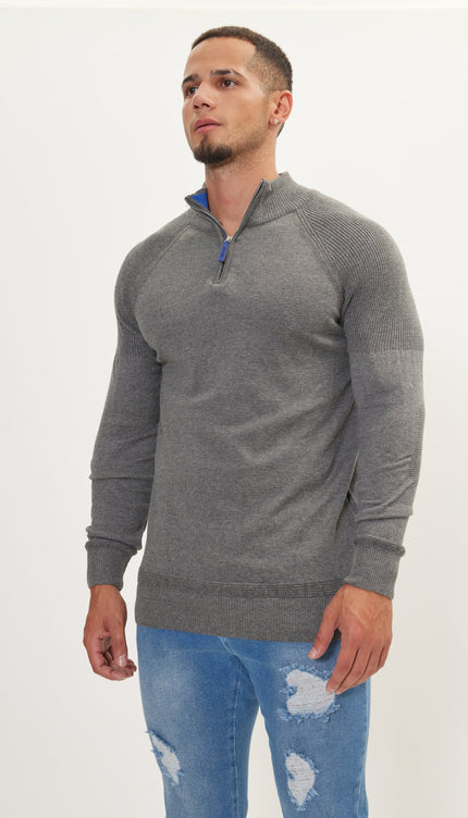 Anthracite Blue Sweater - Ron Tomson