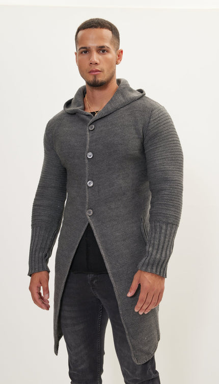 Anthracite Cardigan - Ron Tomson