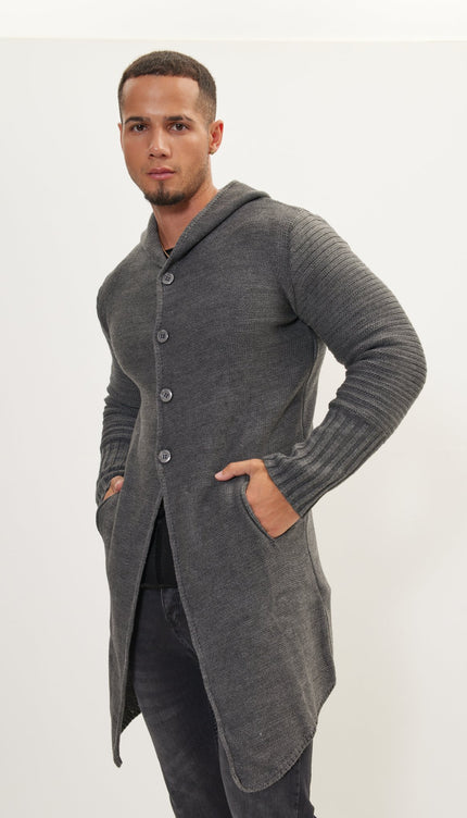 Anthracite Cardigan - Ron Tomson