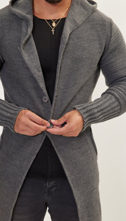 Anthracite Cardigan - Ron Tomson