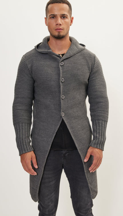 Anthracite Cardigan - Ron Tomson